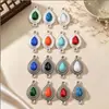 Nuevo Pasador Ovalado de Cristal Incrustado Tocados Accesorios de Joyería DIY Colgante para Cinturón Ropa