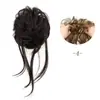 Peluca, accesorio para el cabello estilo europeo y americano, largo y voluminoso, postizo para mujer de aspecto natural, peinado de moño, moderno y versátil, nuevo en stock
