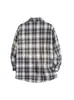 Nova Camisa Xadrez Estilo Americano Retro Manga Longa Solta Primavera Outono Masculina Casual Camisa Jaqueta Top Roupa