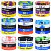 Pulsera de Firma de Estrella de la NBA Joyería para Fans Baloncesto Deportes Pulsera de Silicona Luminosa