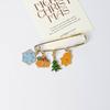 Europeu e americano Hot Sale Xiyin International Station Broche de Natal Desenho animado Papai Noel Alce Presente Floco de Neve Acessórios para cabeça de velho