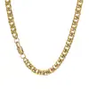 Cadena de Acero Titanio Cuadrada Trenzada para Látigo de Caballo Colgante Joyería Colgante Cadena Trenzada de Moda Cadena Lisa Venta al por Mayor
