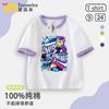 2025 Kpop Witch Hunter Sajaboys Ropa Estampada para Niños y Niñas Nueva Versión Camiseta Casual de Cuello Redondo y Manga Corta