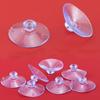 En stock mayoreo vacío pvc transparente cabeza de hongo juguete ventosa señal de estacionamiento 45mm succión fuerte ventosa de plástico