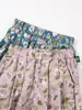 Ropa Infantil Amira 2026 Verano Nuevos Pantalones Casuales Infantiles Estilo Vintage Acuarela Floral Artístico Holgados