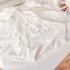 Novo Produto: Calcinhas de Renda Atractivas Vazadas para Mulheres Plus Size com Forro 100% Algodão, Calcinhas Triângulo Respiráveis de Cintura Baixa para Meninas Jovens