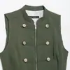 Z Estilo Europeu Transfronteiriço 2026 Nova Moda Elegante Roupas Femininas Colete Top de Amarrar com Corrente e Nó 7760733