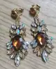 Pendientes Vintage Estilo Industrial Pesado Europeo y Americano Étnico Versátiles Pendientes de Lágrima para Mujer Lujo Ligero Temperamento Exagerado Pendientes Largos Lujo Ligero