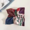 Bufanda Cuadrada Estilo Bohemio Retro de Nicho para el Cabello Cuerda para el Cabello Banda Elástica para el Cabello Accesorios para el Cabello