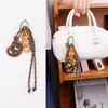 Novo Pingente de Bolsa Série Miu Corda Trançada à Mão DIY Chaveiro Versátil Presente para Casal Desenho Animado Atacado