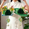 Decoraciones Creativas para el Festival del Bote del Dragón: Colgantes de Panal 3D DIY, Colgantes de Barco Dragón, Adornos Colgantes para Atmósfera Festiva de Supermercado, Tarjetas