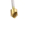 Cuchillo para chaflanar de un solo filo/Agujero cónico invertido para tabla de madera/Agujero avellanado para tornillo/Broca avellanadora