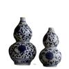 Cerámica de Jingdezhen Porcelana Azul y Blanco Inserto Floral Pieza Abierta Horno Oficial Craquelado Sala de Estar Decoración del Hogar Decoración Inserto Floral Adornos