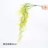 Decoración para Colgar en la Pared de Sauce Dorado de Campana Simulada, Enredaderas Artificiales para Interiores, Flores Artificiales, Plantas Colgantes de Plástico para Pared de Sala de Estar, Planta Verde