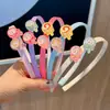 Pinza para el pelo de princesa infantil coreana con dientes antideslizante, diadema para bebé niña, diadema lindo estilo japonés de niña piruleta