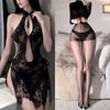 Lingerie Sexy, Tentação Pura e Desejo, Traje Sexy Cheongsam, Renda Apaixonada de Não Tirar que Cobre o Quadril Transparente Uniforme Clássico Vazado