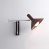 Lámpara de pared plegable de brazo largo extensible estilo vintage francés para pared de fondo de sala de estar, lámpara de noche de dormitorio, lámpara de pared de lectura