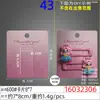 7,5*10,5cm Cartão Triângulo Bandeirinha Papelão Grampo de Cabelo Cartão Branco Barraca de Rua DIY Cartão de Etiqueta para Joias Artesanais Cabeça