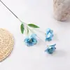 Flores de Seda Tulipa Morandi Suaves de 3 Cabeças para Vaso de Casa, Arranjos Florais, Decoração de Teto de Casamento, Hastes Longas de Flores Artificiais