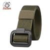 Cinturón Interior Tejido de 3.8 cm del Fabricante con Gancho de Anilla en D de Aleación, Cinturón Deportivo Táctico de Nailon de Imitación para Exteriores