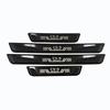 Adecuado para Mazda Cx5 Cx60 Cx80 Cx90 Chuangchi Cielo Azul y Tiras Decorativas para Estribos Exteriores de Puerta Pedales de Bienvenida
