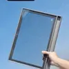 20 Portas de Armário de Vidro Minimalistas com Moldura Estreita de Alumínio, Portas de Guarda-roupa de Vidro Temperado, Portas de Aparador, Fabricante de Perfil de Alumínio, Design Simples