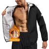 Traje deportivo transfronterizo para hombre, chaqueta, traje deportivo para correr y fitness, traje de entrenamiento al aire libre, traje de yoga para sudar, traje cárdigan con cremallera