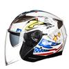 Capacete GXT Capacete de Motocicleta Masculino Carro Elétrico Lente Dupla Capacete Meio Capacete Feminino Verão Quatro Estações Meio Coberto G708
