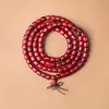 Atacado Sandália de Sangue Sândalo Africano Folha Pequena Sândalo Vermelho Contas Budistas, Vários Estilos e Especificações, Pulseiras Estilo Étnico, Contas de Rosário