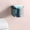 Portarrollos de Papel Redondo sin Taladro para Rollos de Papel, Estante Escurridor con Recortes para Cosméticos y Estante de Almacenamiento Varios