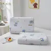 Almohada de látex para niños de Tailandia funda de almohada de algodón estudiante caricatura almohada fresca soporte para el cuello almohada para dormir núcleo de almohada venta al por mayor