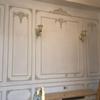 Linha decorativa de madeira maciça para atacado parede de fundo de TV porta de armário de sala de estar linha da cintura linha de canto reta conjunto de porta vulva
