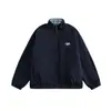 Chaqueta reversible para hombre, otoño e invierno, a cuadros retro americano, elegante y sofisticada, con cuello de solapa