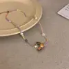 [Joyería Xiaoxia] Frances Super Hada Elegante Colorido Mariposa de Goteo de Aceite Pulsera Natural Colorido Dulce y Suave Hecho a Mano