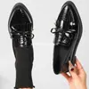 Zapatos Casuales Transfronterizos Europeos y Americanos para Mujer sin Cordones Talla Grande Borla Transfronteriza Talla Grande Nuevos Mocasines de Comercio Exterior para Mujer Venta al por Mayor Talla Grande
