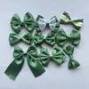 Fabricante Produce Cinta de Raso Verde de Doble Capa de 7 cm para Accesorios de Ropa Accesorios para el Cabello Joyería Hecha a Mano DIY Accesorios Cintas