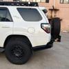 Adequado para 2019 TOYOTA 4Runner PARA-CHOQUE traseiro PARA-CHOQUE com Suporte para Estepe suporte para galão de óleo barra anti-colisão modificada