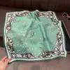 Bufanda de Seda de Nuevo Estilo para Mujer, Estampado Paisley, Versátil y Elegante, Bufanda Cuadrada de Seda Artificial, Bufanda Decorativa para el Cuello de Verano