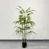 Simulação desmontagem bambu tela interna bonsai bambu d'água fina planta verde decoração sala de estar planta de bambu paisagismo bambu artificial