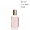 Molde de Fabricante Botella de Perfume Redonda Recta de 100 ml Botella de Aceite Esencial Botella de Vidrio con Forma Tapa de Rosca de 20 mm Spray Refinamiento