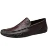 Sapatos Masculinos Gongyang 2026 Novo Outono Couro Genuíno Solado Macio Leves Mocassins Respiráveis Casuais Confortáveis Sapatos Masculinos de Couro