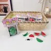 Borracha criativa com tema de frutas para crianças, borracha roller fofa e limpa, prêmio para alunos do ensino fundamental, borracha de desenho animado para alívio do estresse