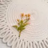 Plantas Aquáticas Artificiais e Acessórios Verdes, Acessórios de Folhas de Plantas Falsas, Materiais DIY para Paisagismo, Decoração de Broche de Eucalipto de Três Galhos