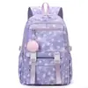 Mochila Colorida de Moda Transfronteiriça Bolsa Térmica Estojo Escolar para Alunos do Ensino Fundamental II e Médio Conjunto de 3 Peças Mochila