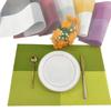 30*45cm Grade Tian Zi PVC toalha de mesa isolamento térmico antiderrapante toalha de mesa anti-queimadura cruzada café ocidental toalha de mesa