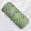 Cuerda de Algodón Hilada al Alma de 4 mm Macramé Cuerda Tejida a Mano Bolsa Colgante Tapiz Material Hilo de Algodón Grueso Decoración para el Hogar