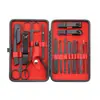 Set de 24 Piezas para Cortar Uñas, Tijeras para Uñas Domésticas, Cortaúñas de Mano, Limpiador de Oídos, Limpiador de Ranuras de Uñas, Modelo Recortador de Pedicura