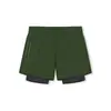 Shorts Casuais Masculinos Slim Fit Transfronteiriços, Calça Esportiva de Corrida Fitness com Elasticidade Quatro Vias e Camada Dupla, Shorts de Cinco Pontos de Verão, Novo Estilo