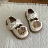 Zapatos de Princesa para Niñas 2026 Nuevos Zapatos de Cuero de Primavera para Niñas para Usar con Vestidos Zapatos Blancos Suela Suave Zapatos de Vestir