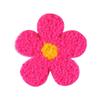 Logotipo bordado toalla de girasol de cuatro colores insignia bordada etiqueta de tela accesorios de ropa parche cuenta de mano diy pegatina de tela bordada